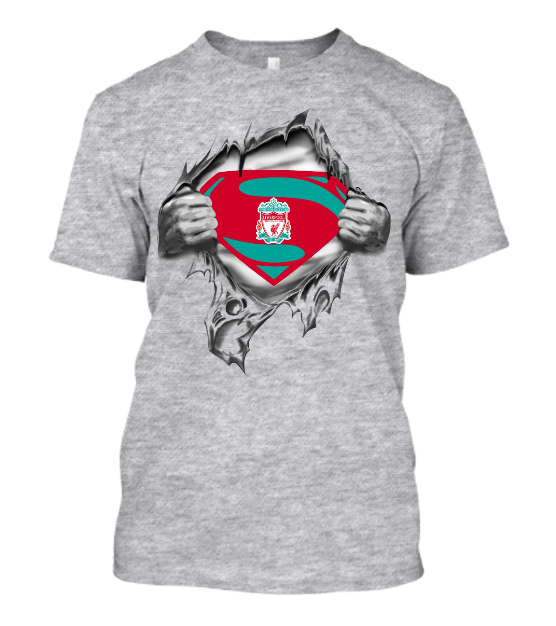 Liverpool Superman Shield T-Shirt
