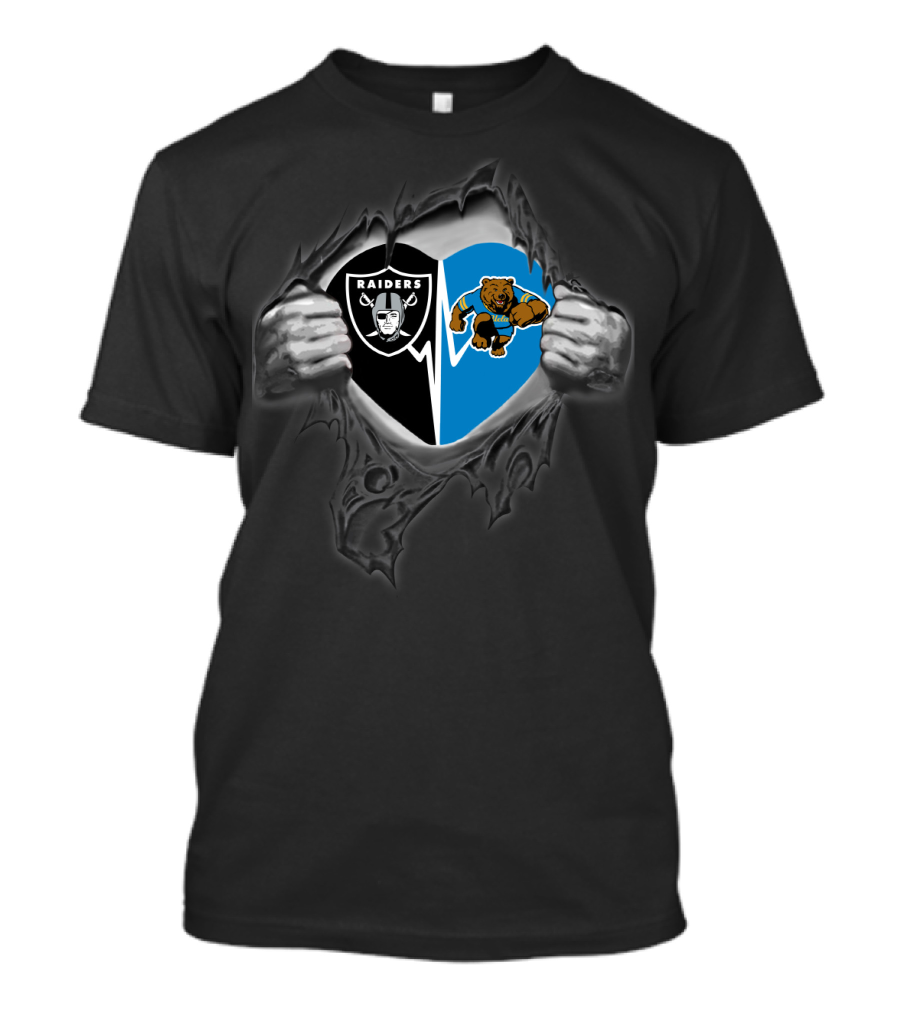 Raiders Split With Ucla Bruins Bear T-Shirt