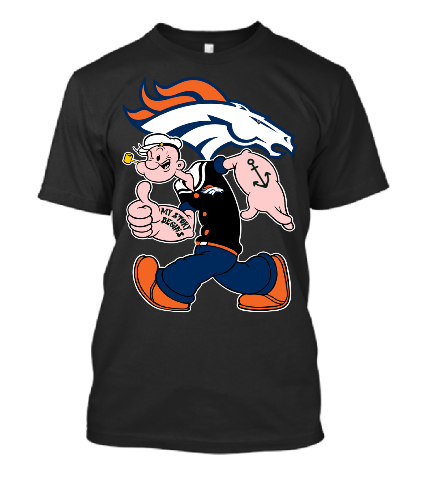 Denver Broncos My Story Designs T-Shirt