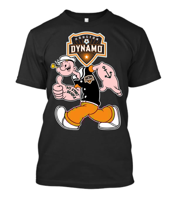 Houston Dynamo Soccer Club Popeye My Story Begins T-Shirt