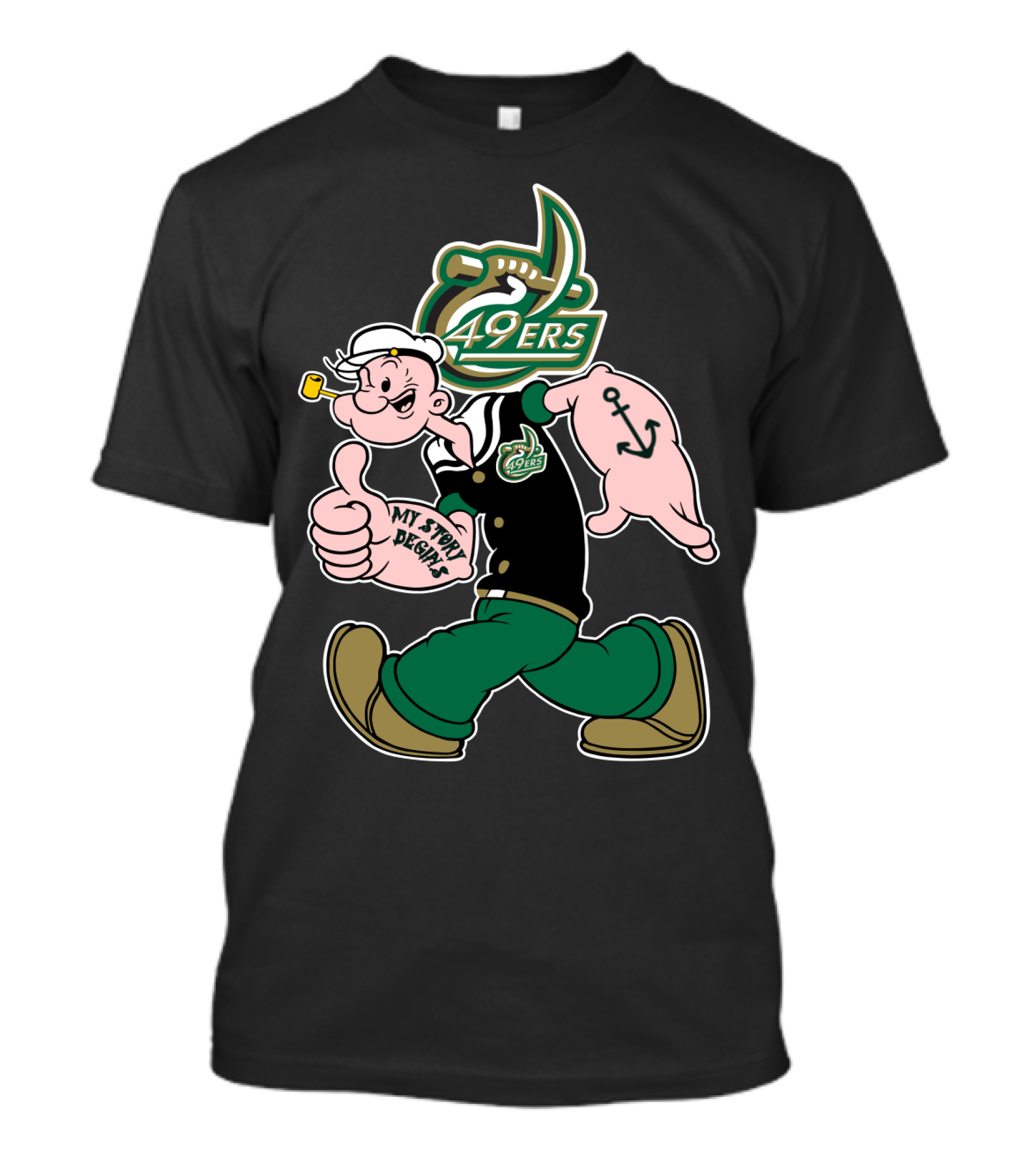 Charlotte 49ers My Story Begins T-Shirt