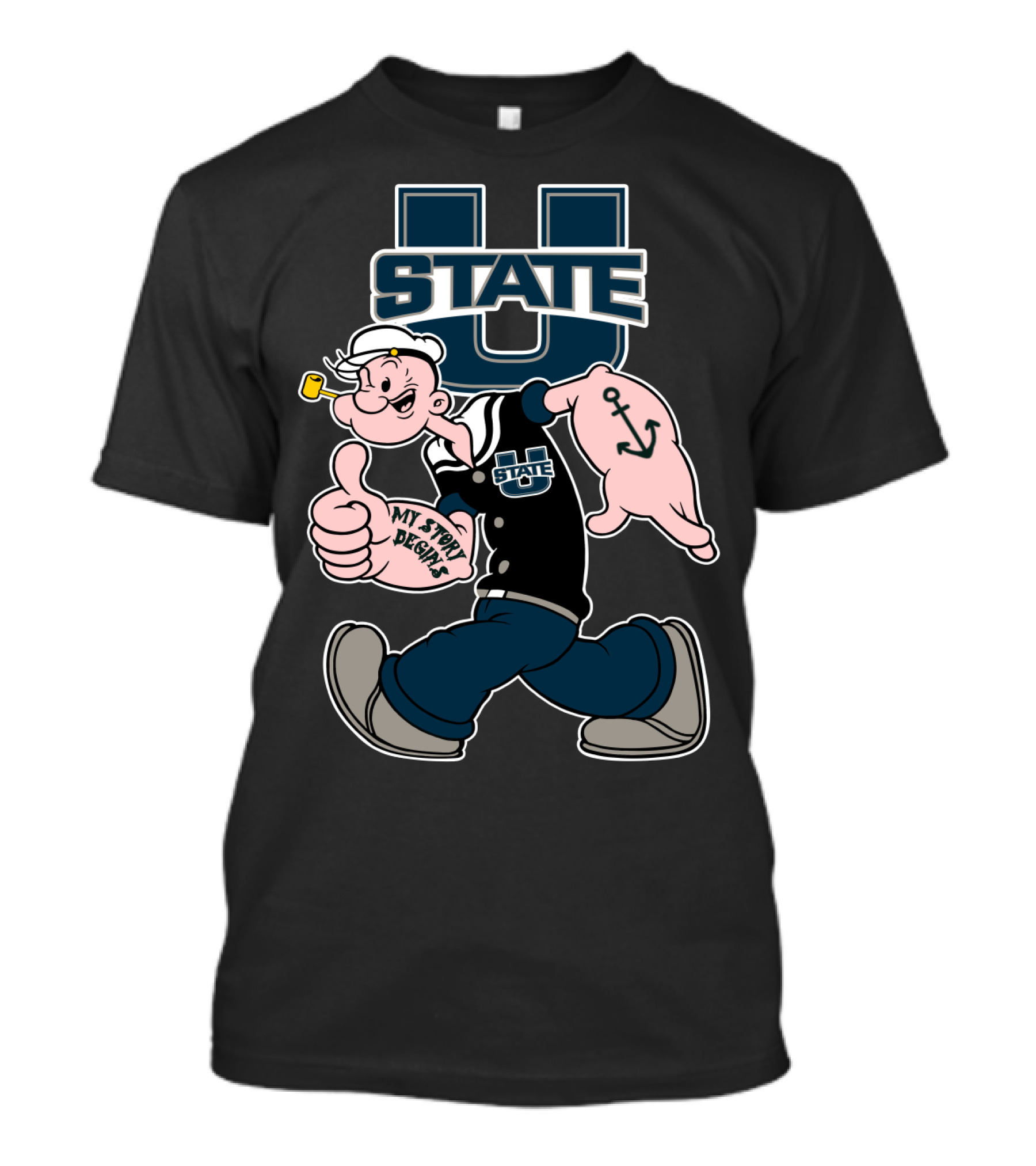 Utah State Aggies My Story Begins U State T-Shirt