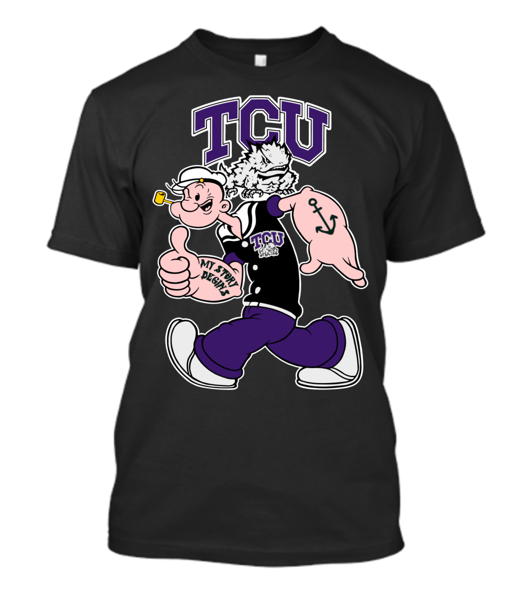Tcu Horned Frogs My Story Begins T-Shirt