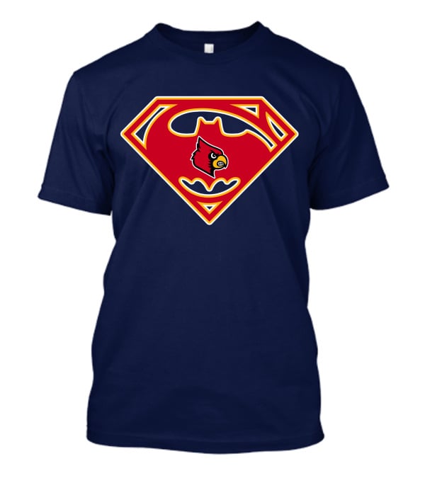 Louisville Cardinals Superman T-Shirt