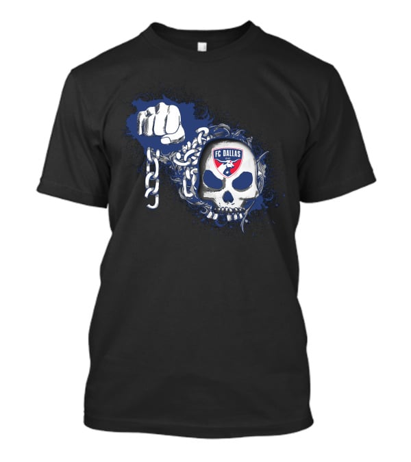 Fc Dallas Skull Fist Chains 145 T-Shirt
