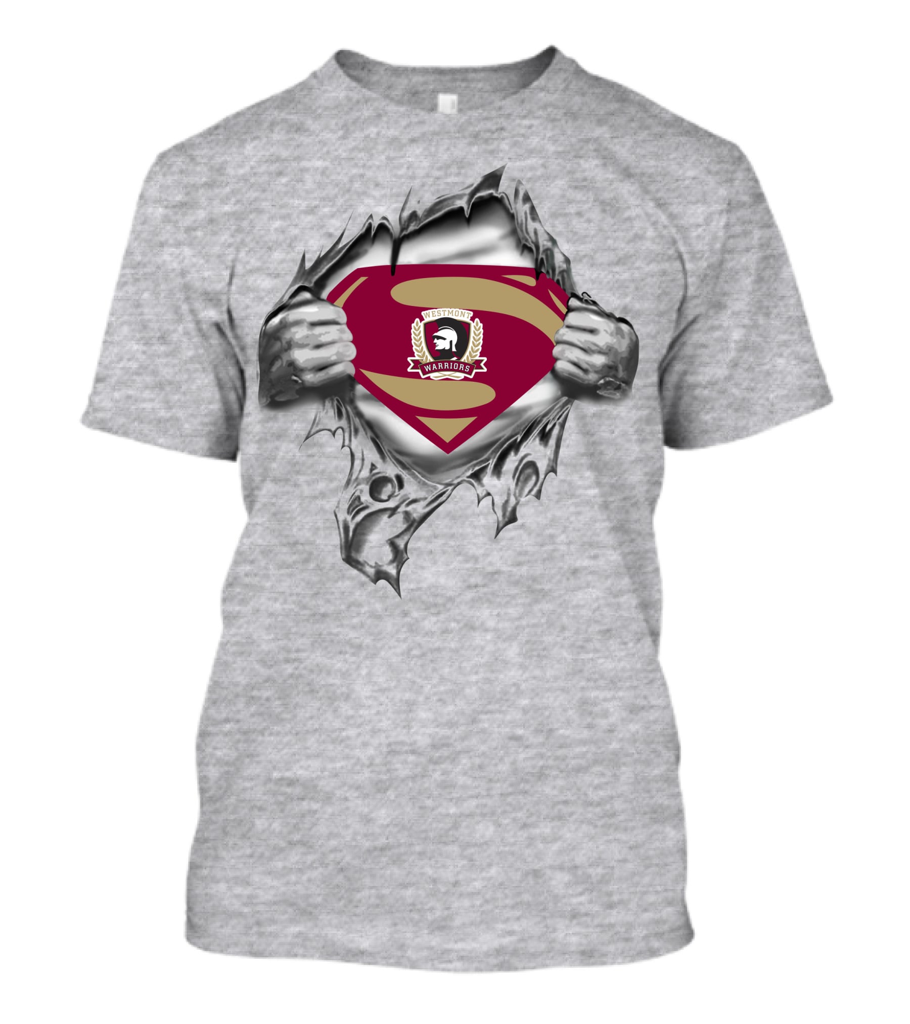 Westmont Warriors Superman Shield T-Shirt