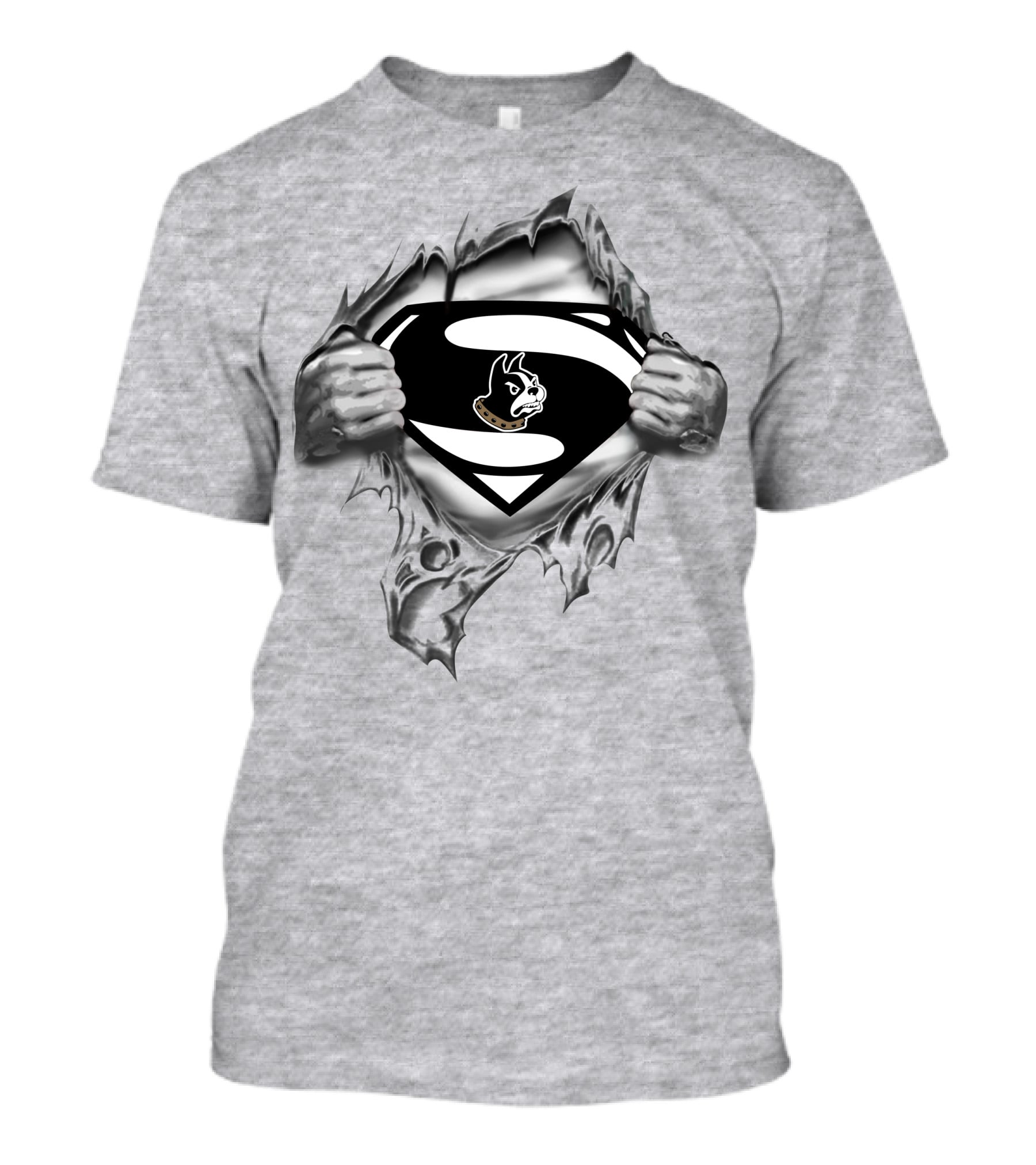 Wofford Terriers Superman Logo Design 370 T-Shirt
