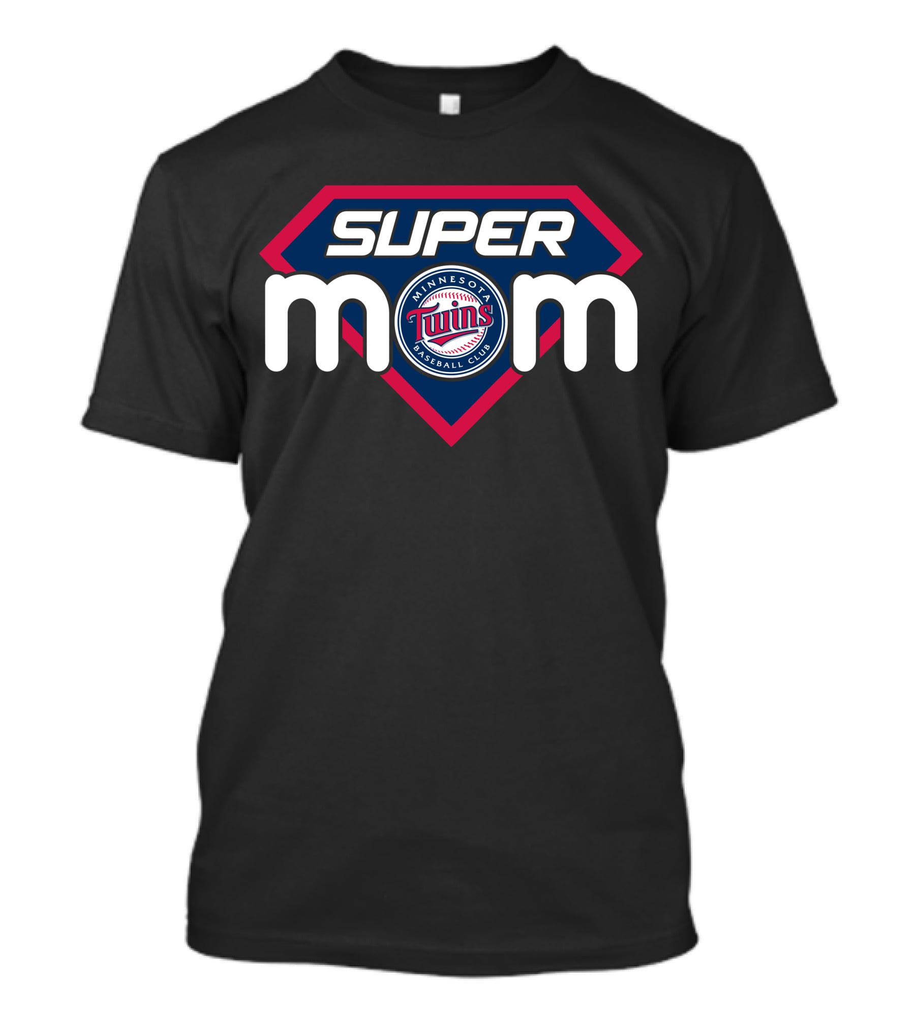 Super Mom Minnesota Twins Baseball Club T-Shirt