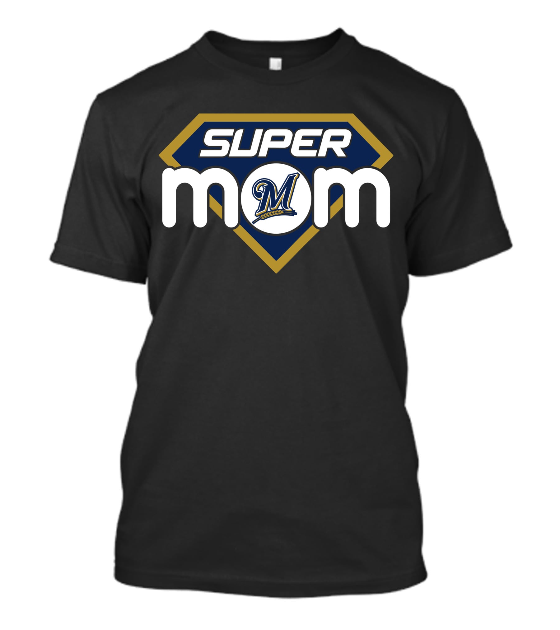 Milwaukee Brewers Super Mom T-Shirt