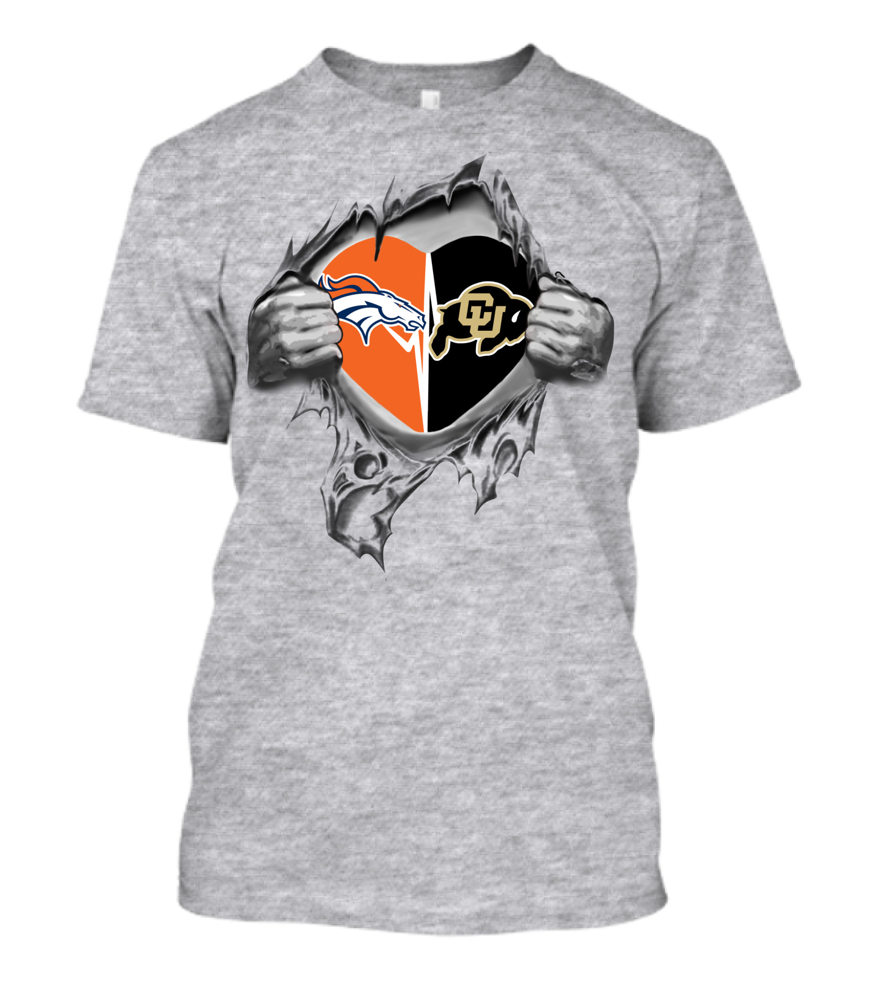 Broncos Colorado Buffaloes Heart Of Passion T-Shirt