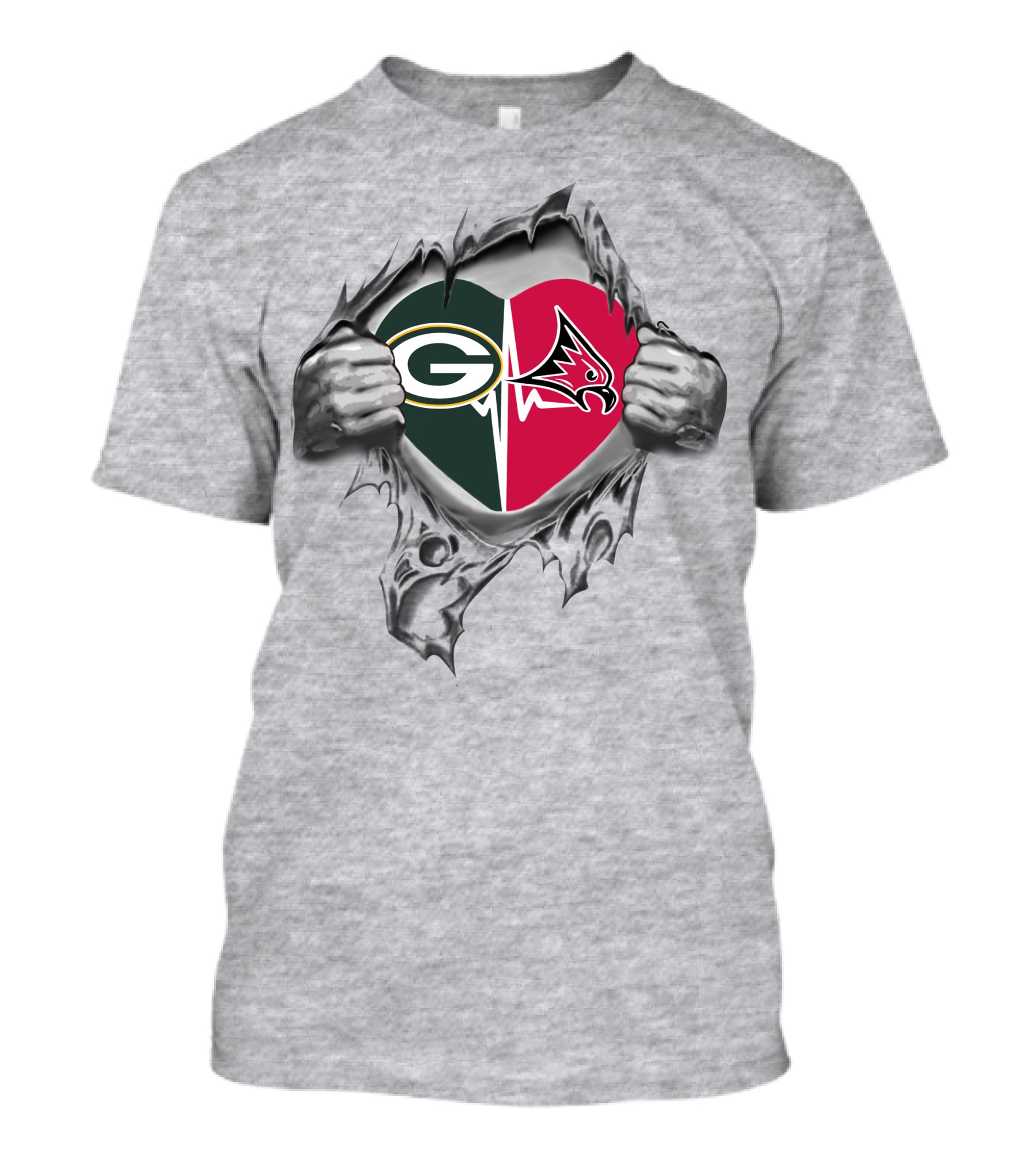 Packers Falcons Heart It's In My Heart T-Shirt