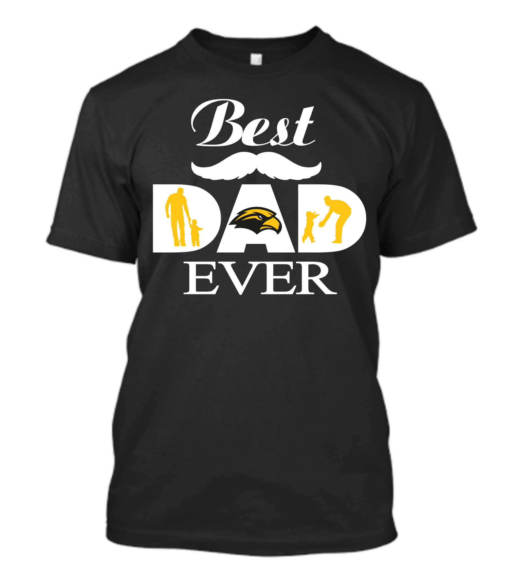 Best Dad Ever Southern Mississippi Golden Eagles 33 T-Shirt