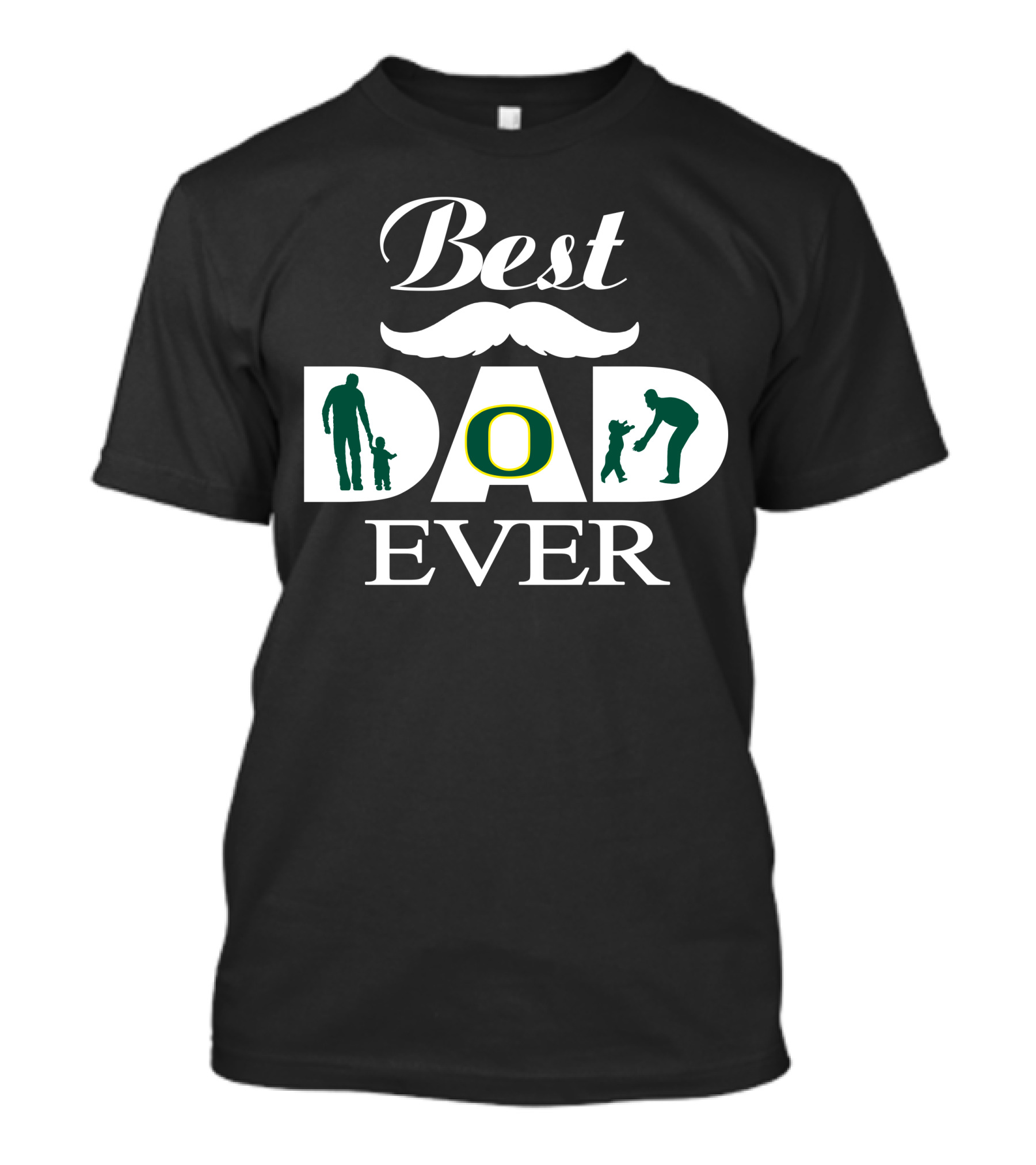 Best Dad Ever 44 Oregon Ducks T-Shirt