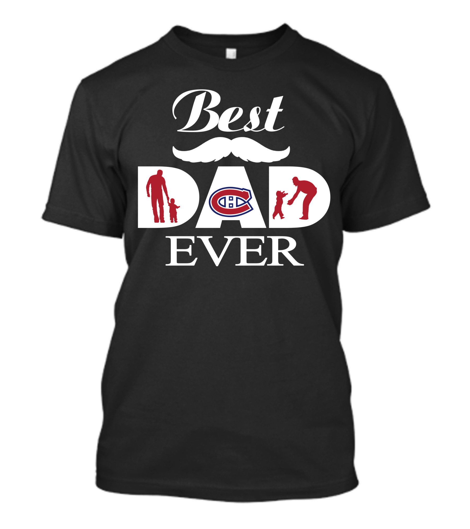 Best Dad Ever Montreal Canadiens 169 T-Shirt