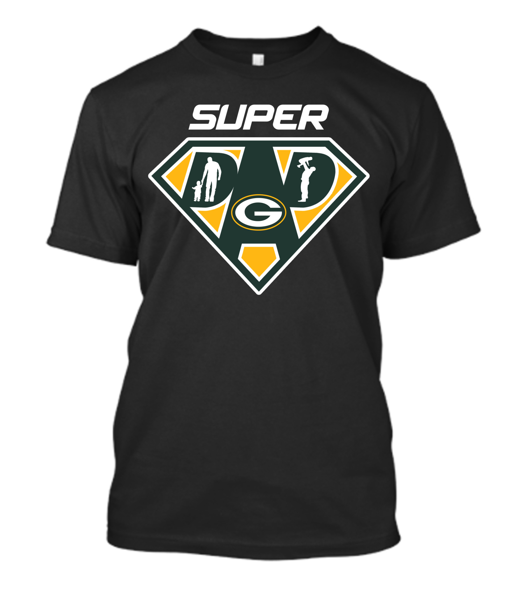 Super Green Bay Packers Dad T-Shirt