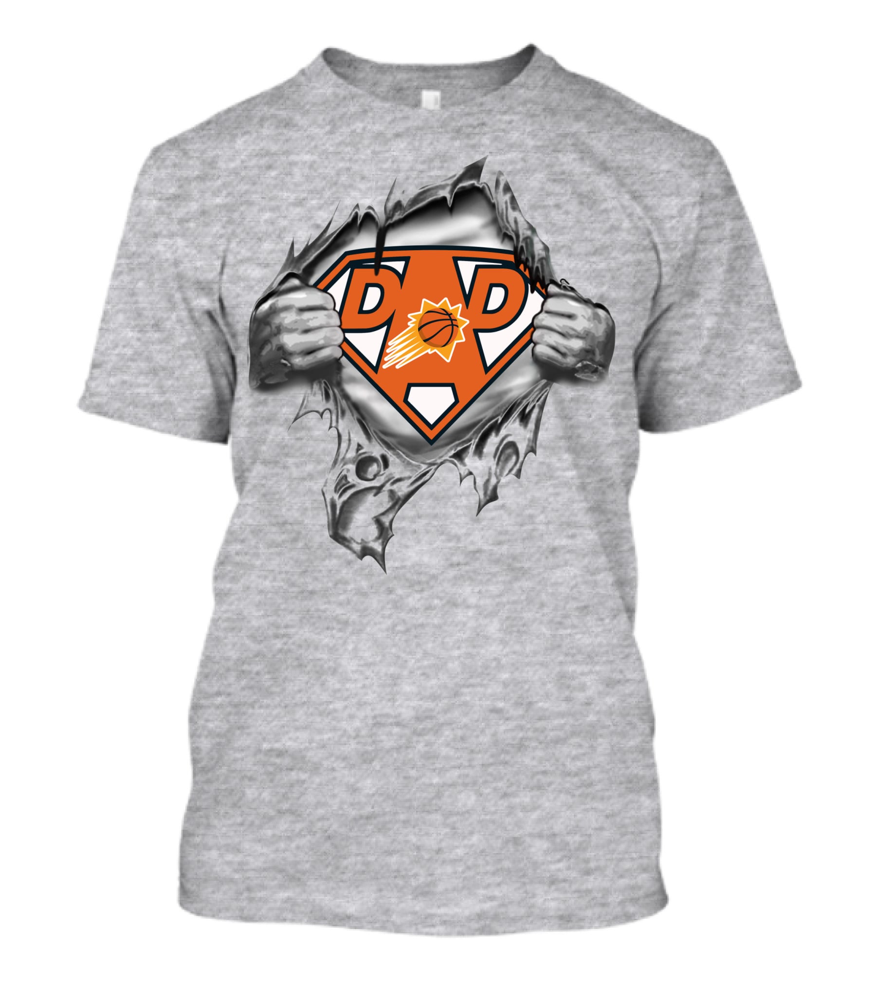 Phoenix Suns Dad Superman Style T-Shirt