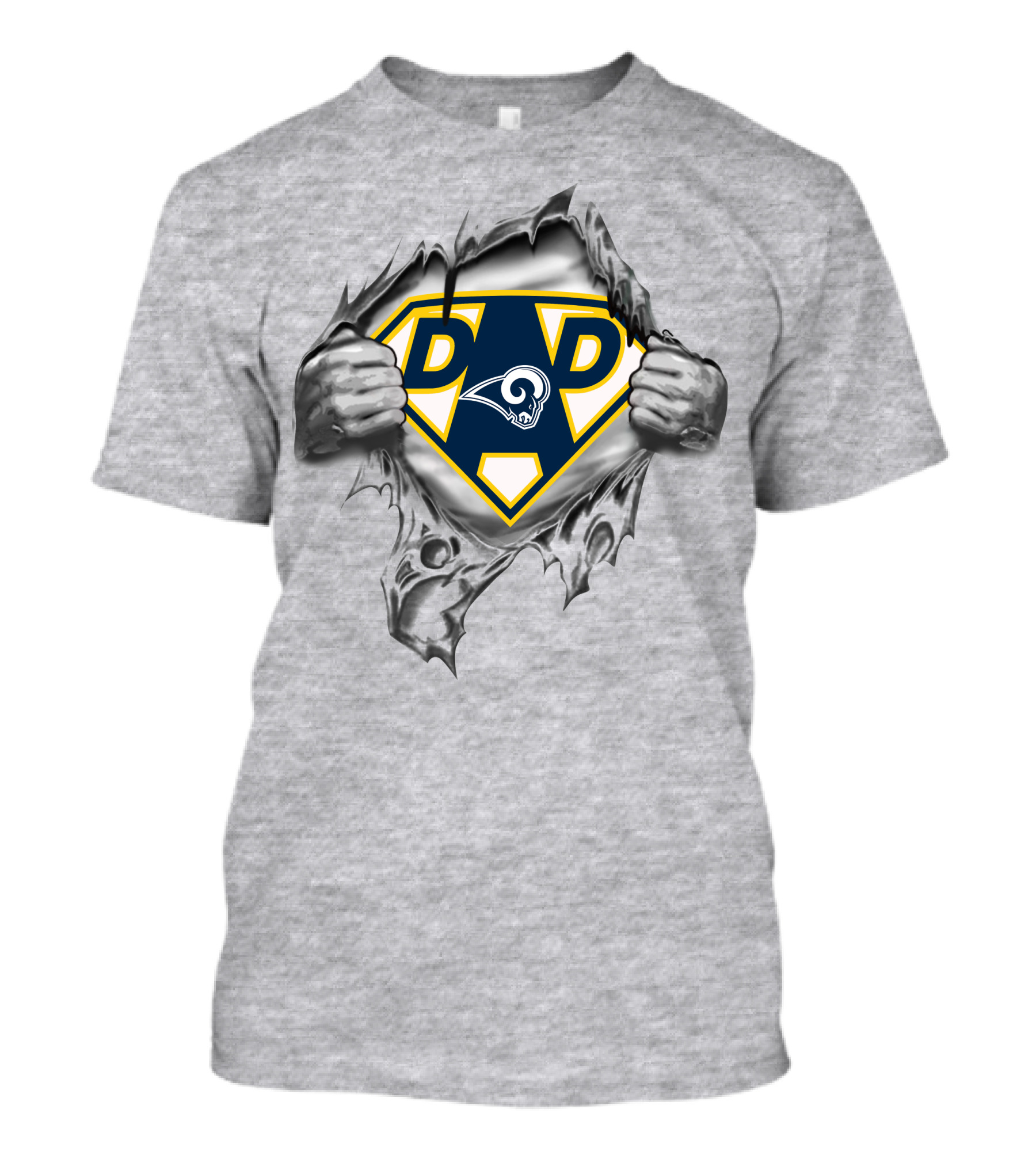 Los Angeles Rams Dad Superman T-Shirt