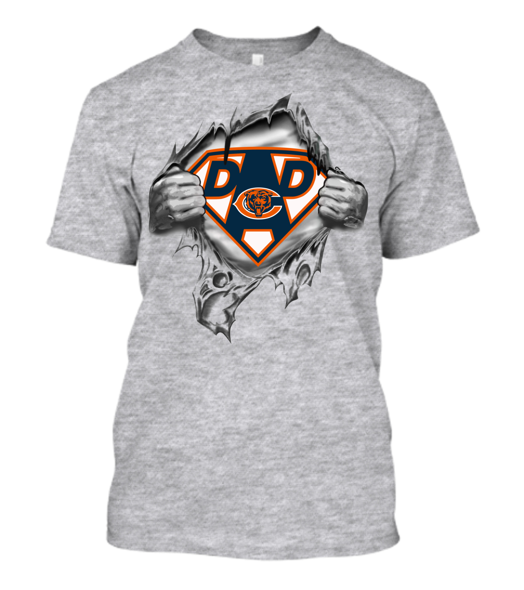 Chicago Bears Super Dad Logo Superman T-Shirt