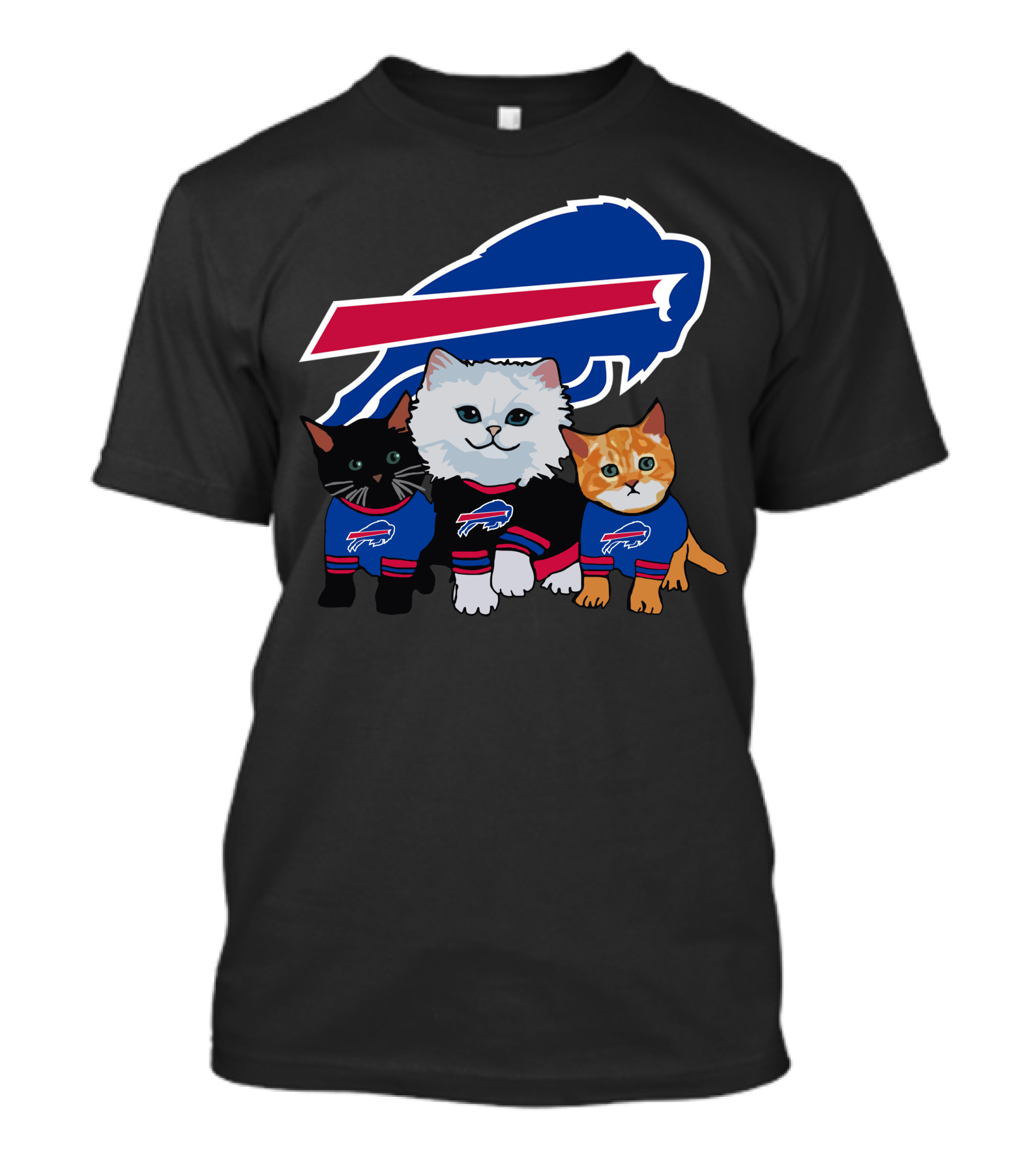 Buffalo Bills Cats In Team Jerseys T-Shirt
