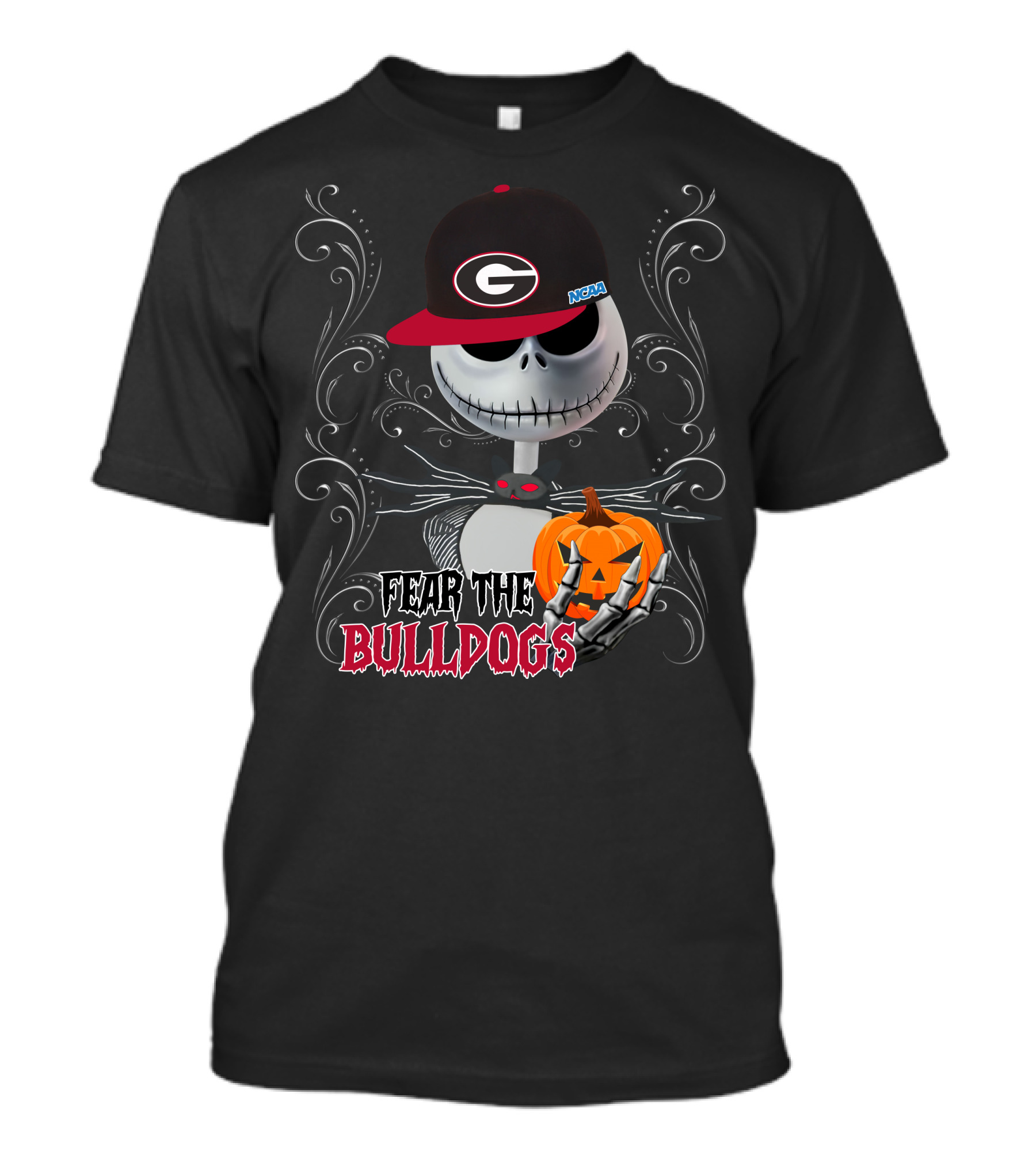 Fear The Bulldogs Georgia NCAA Halloween T-Shirt