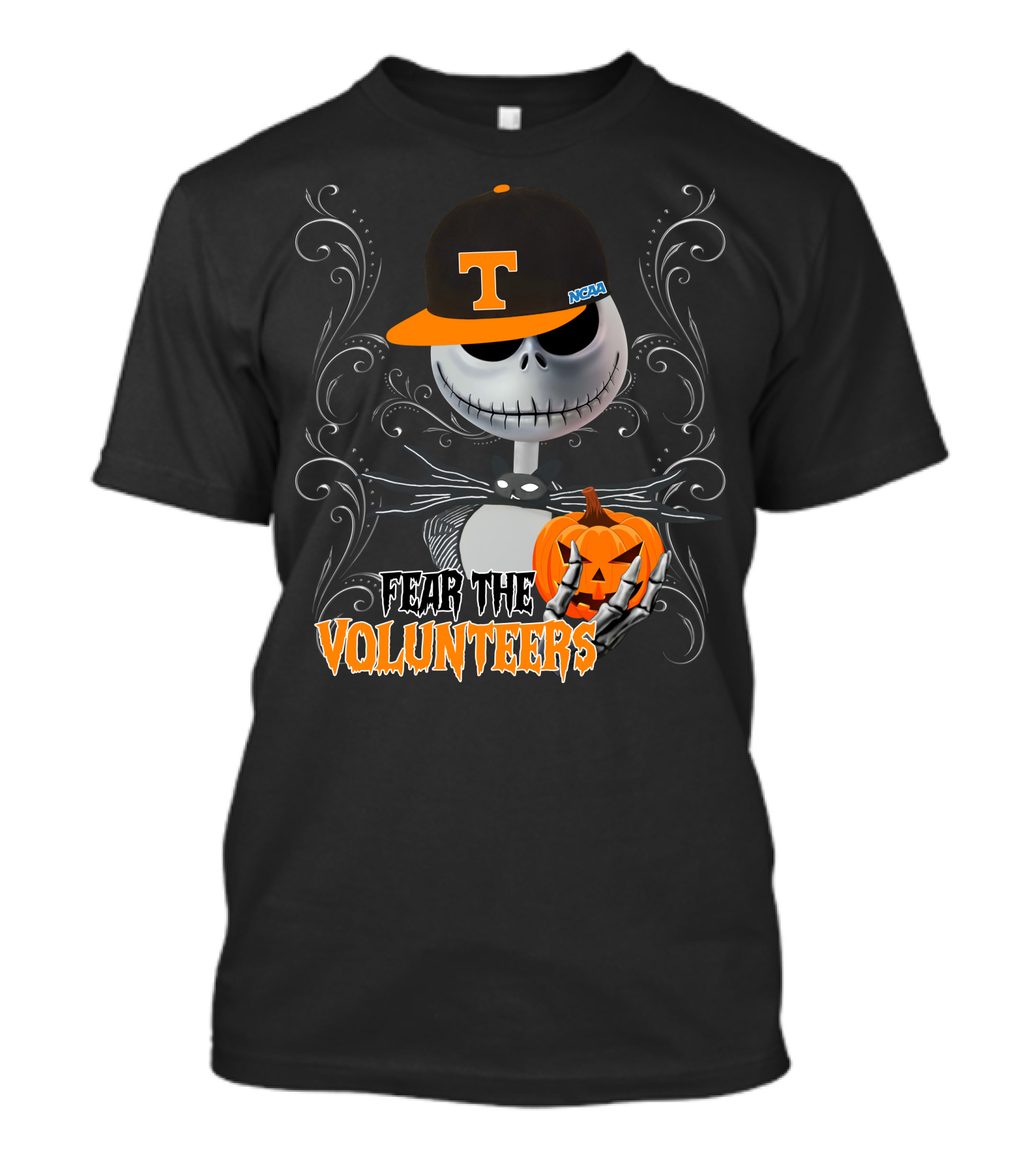 Fear The Volunteers Halloween NCAA Jack O'Lantern T-Shirt