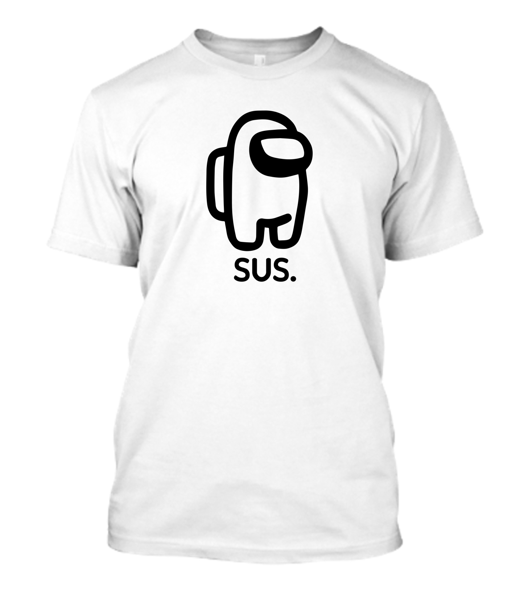Sus Impostor Meme Among Us Game Crewmate T-Shirt