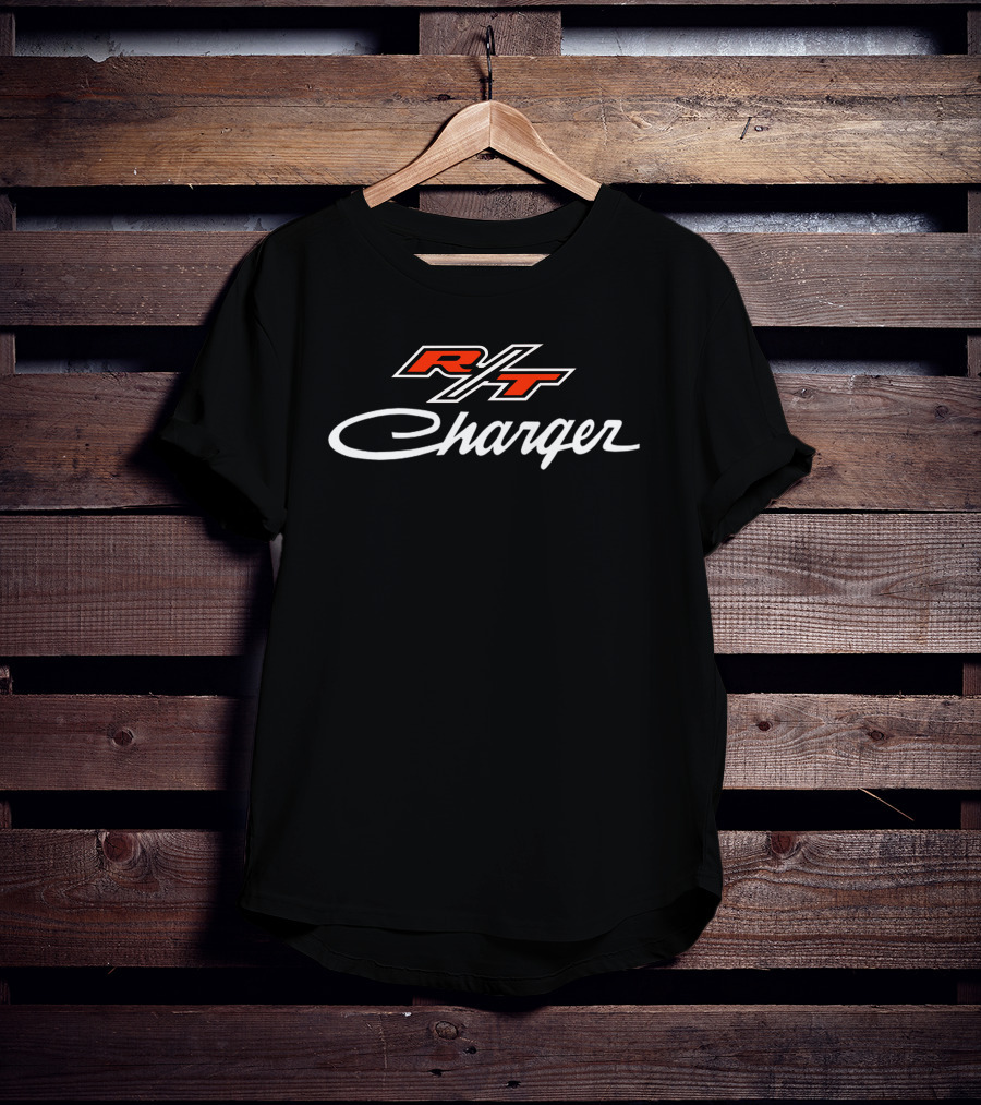 Dodge Charger R/T Classic Muscle Car Branding T-Shirt