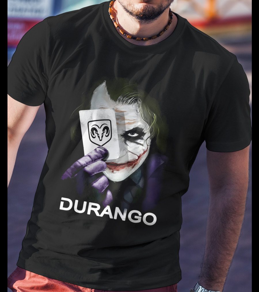 Durango Joker Holding Ram Card T-Shirt