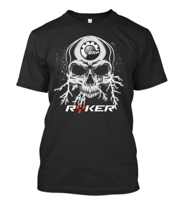 BRP Skull Ryker With Lightning Motif T-Shirt