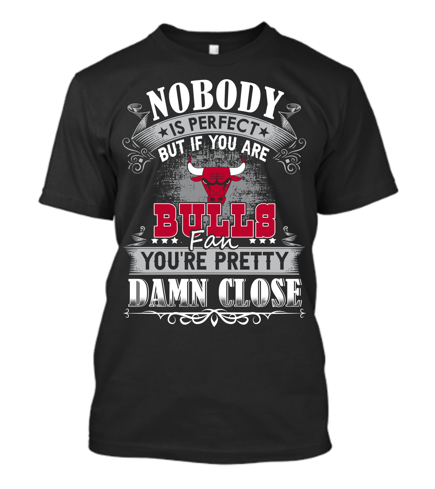 Nobody Is Perfect But If You Are Bulls Fan You’re Pretty Damn Close Chicago Bulls T-Shirt