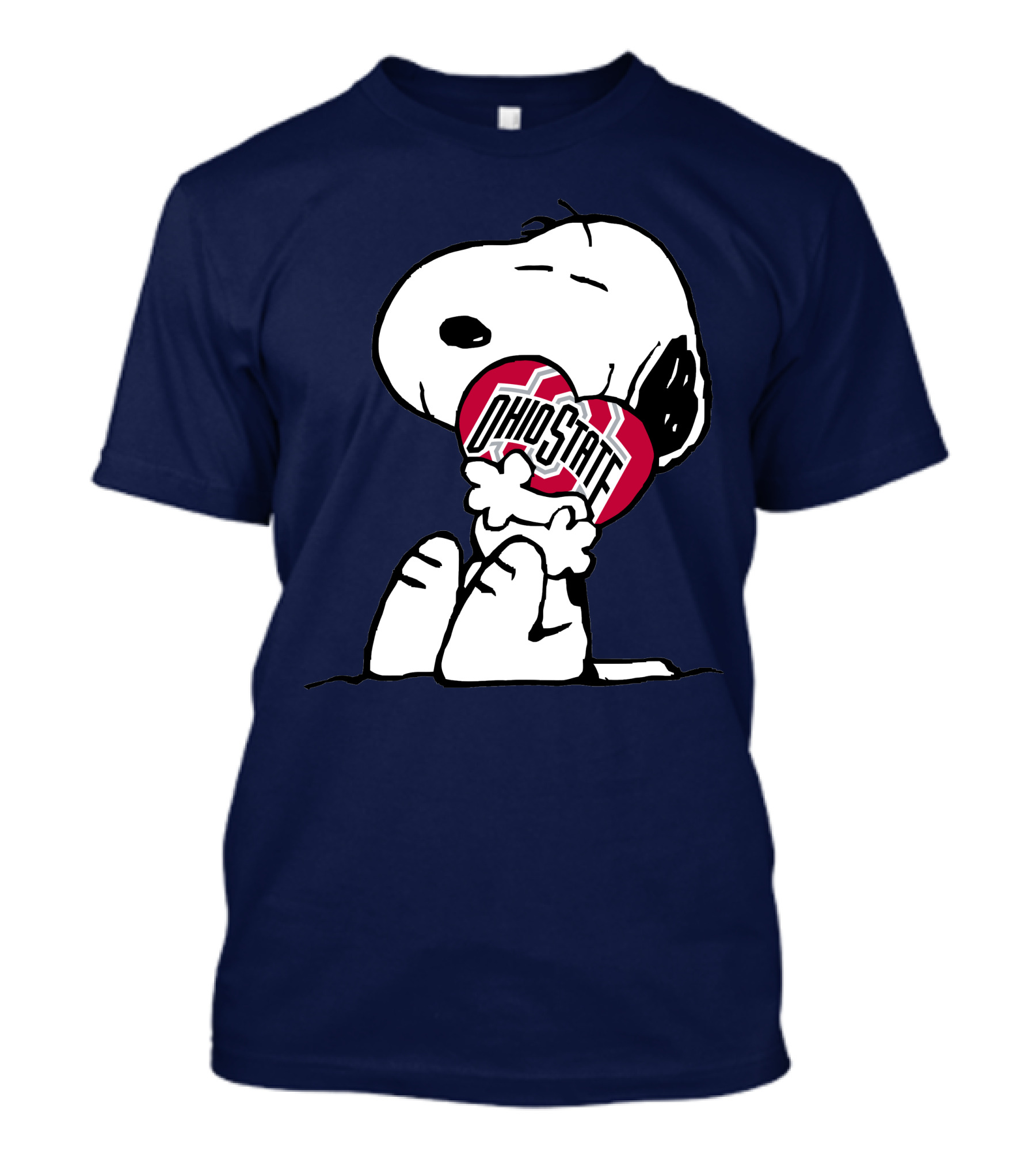 Snoopy Hugging Ohio State Buckeyes T-Shirt