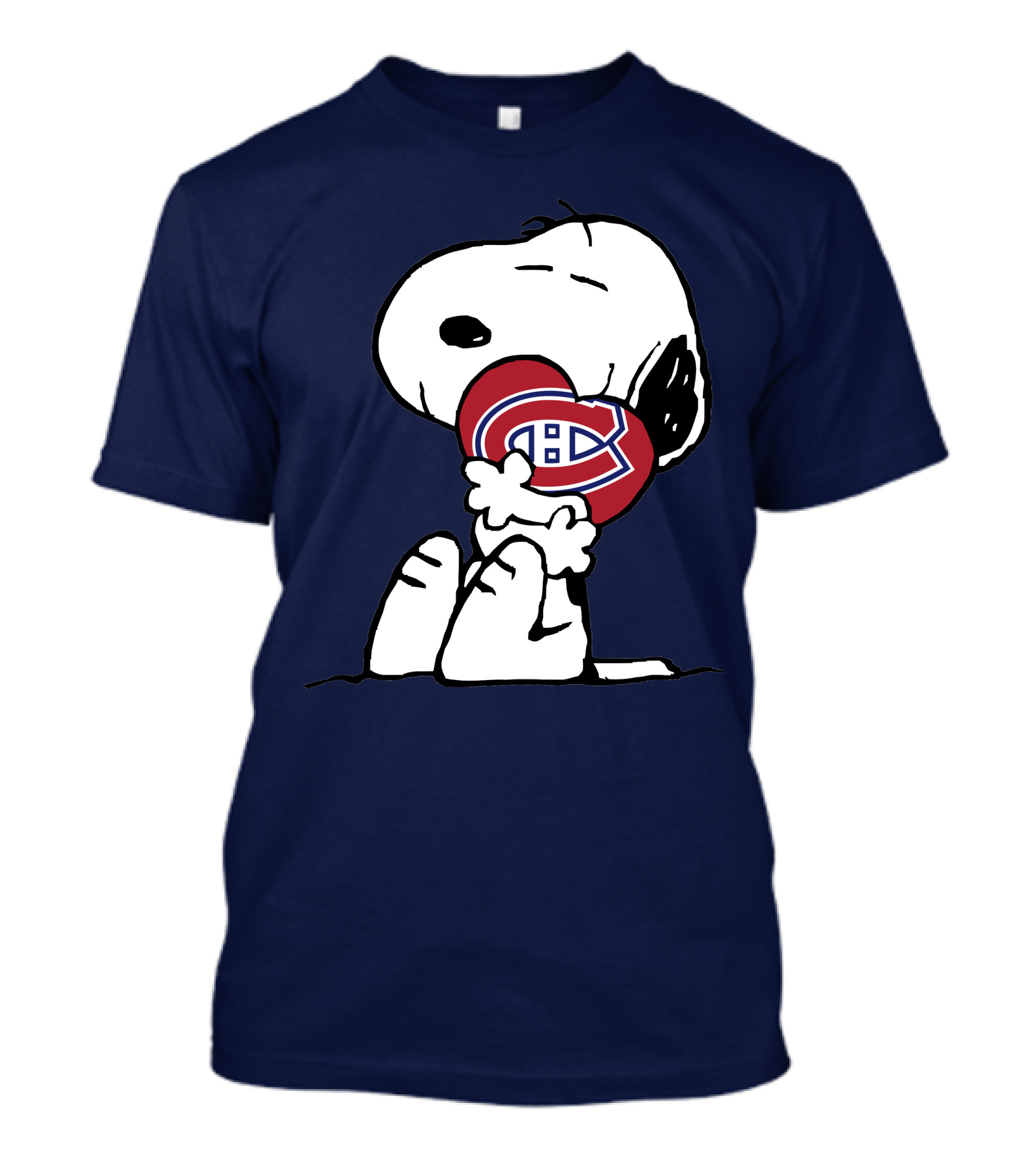 Snoopy Holding Montreal Canadiens T-Shirt
