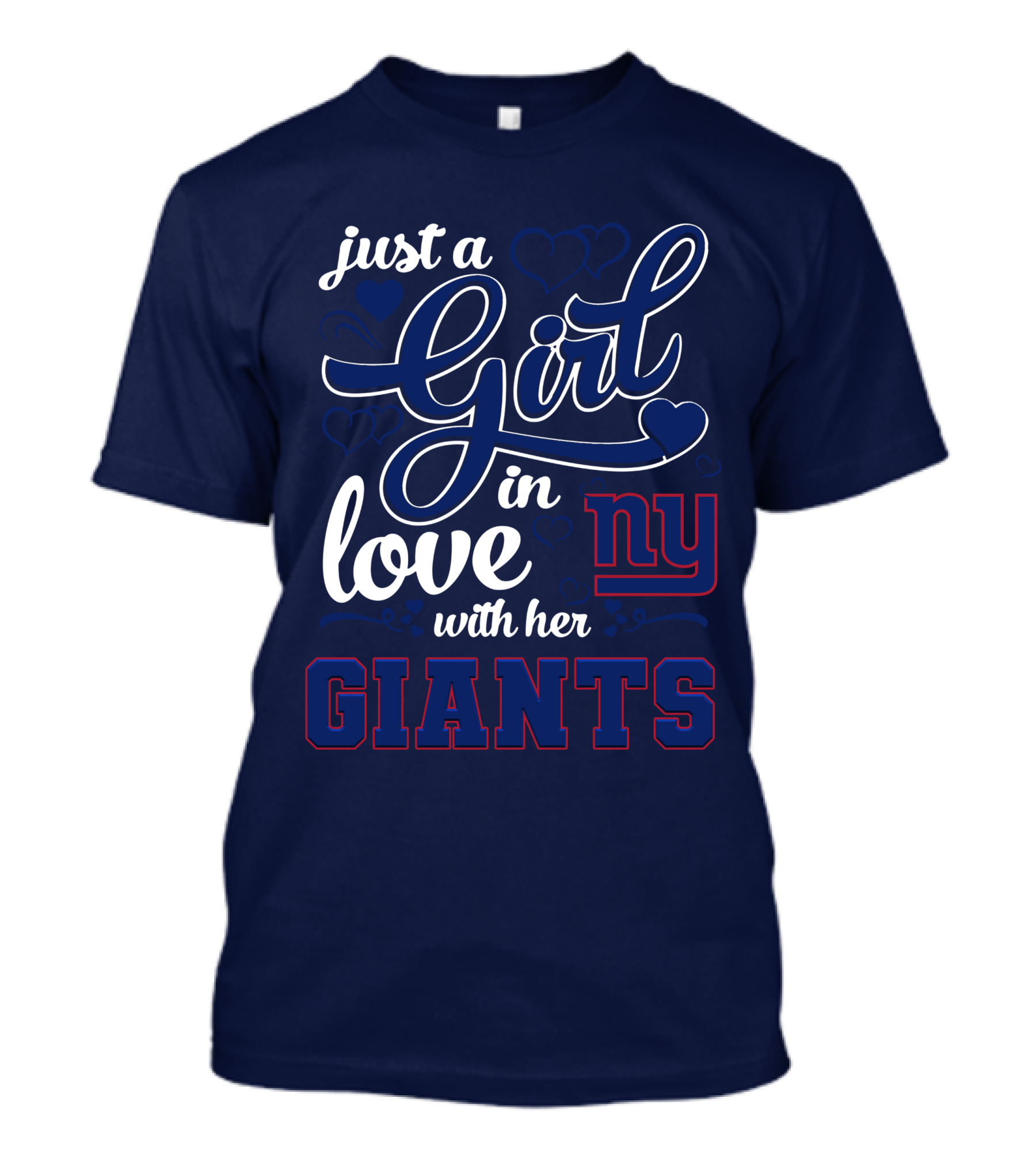 Just A Girl In Love With Her Ny Giants T-Shirt