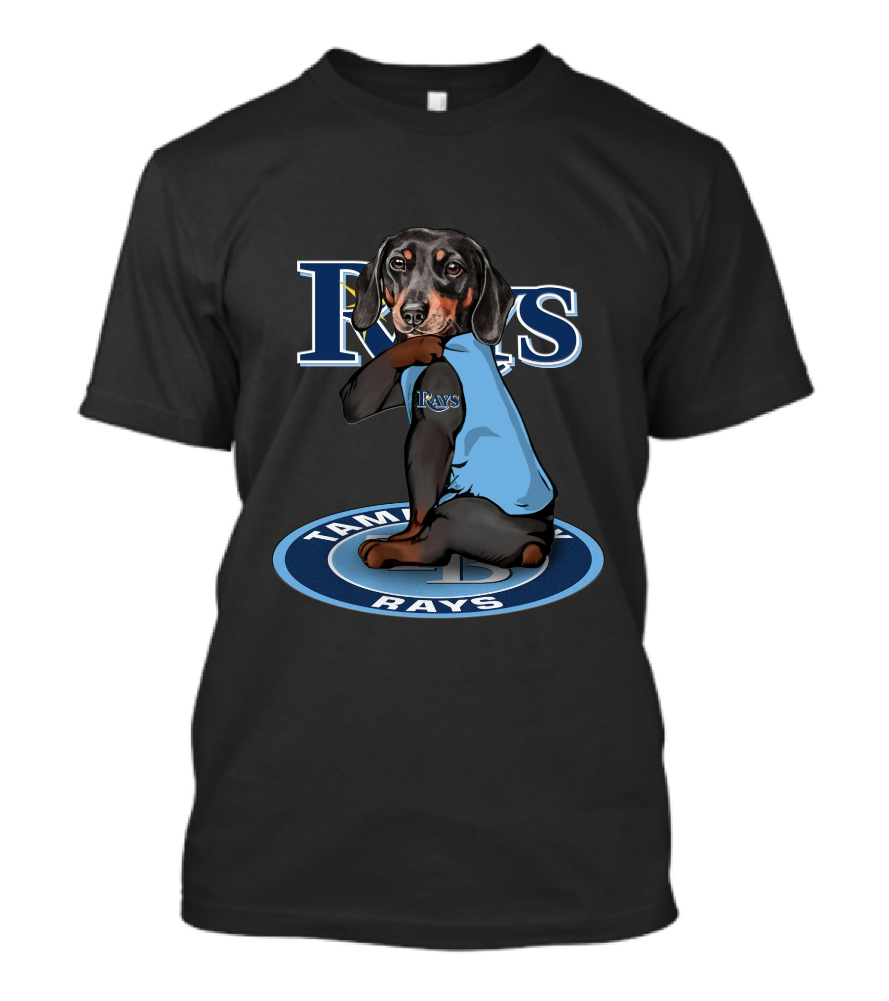 Tampa Bay Rays Dachshund T-Shirt