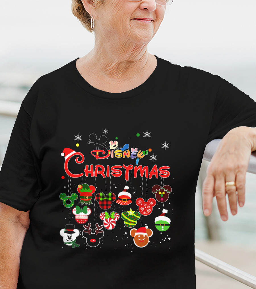 Disney Christmas Holiday Mickey Ornaments And Decorations T-Shirt