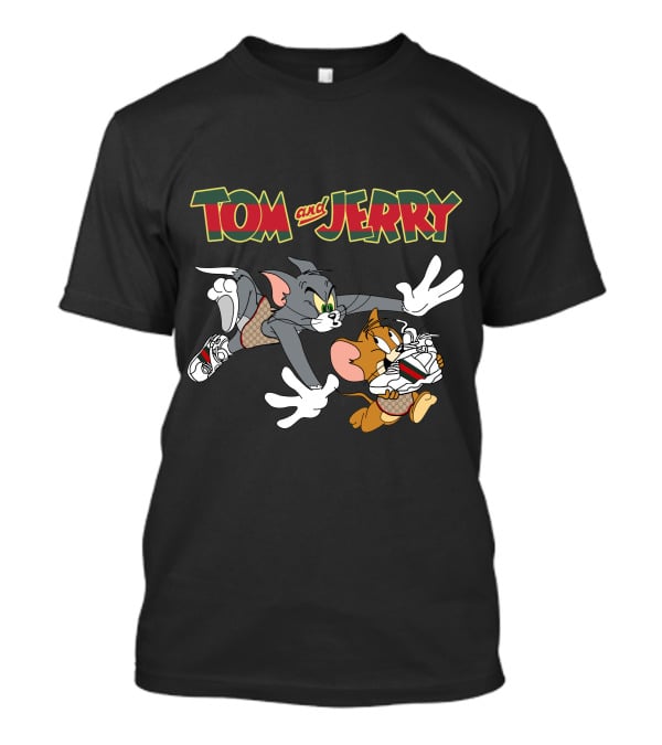 Tom And Jerry Classic Cartoon Chase T-Shirt