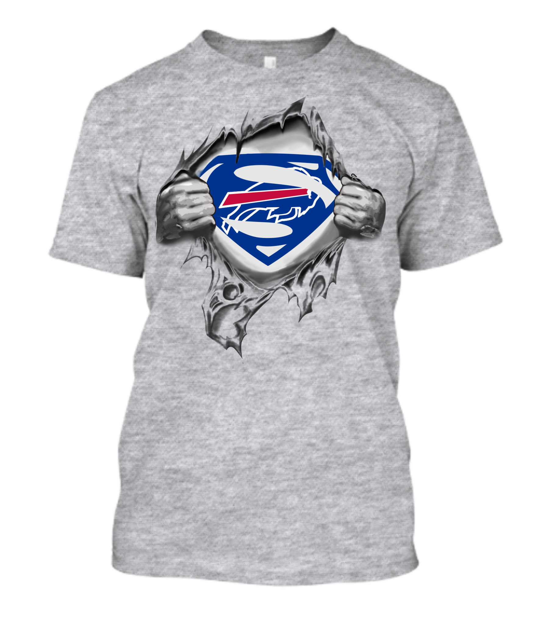 Buffalo Bills Superman Logo Reveal T-Shirt