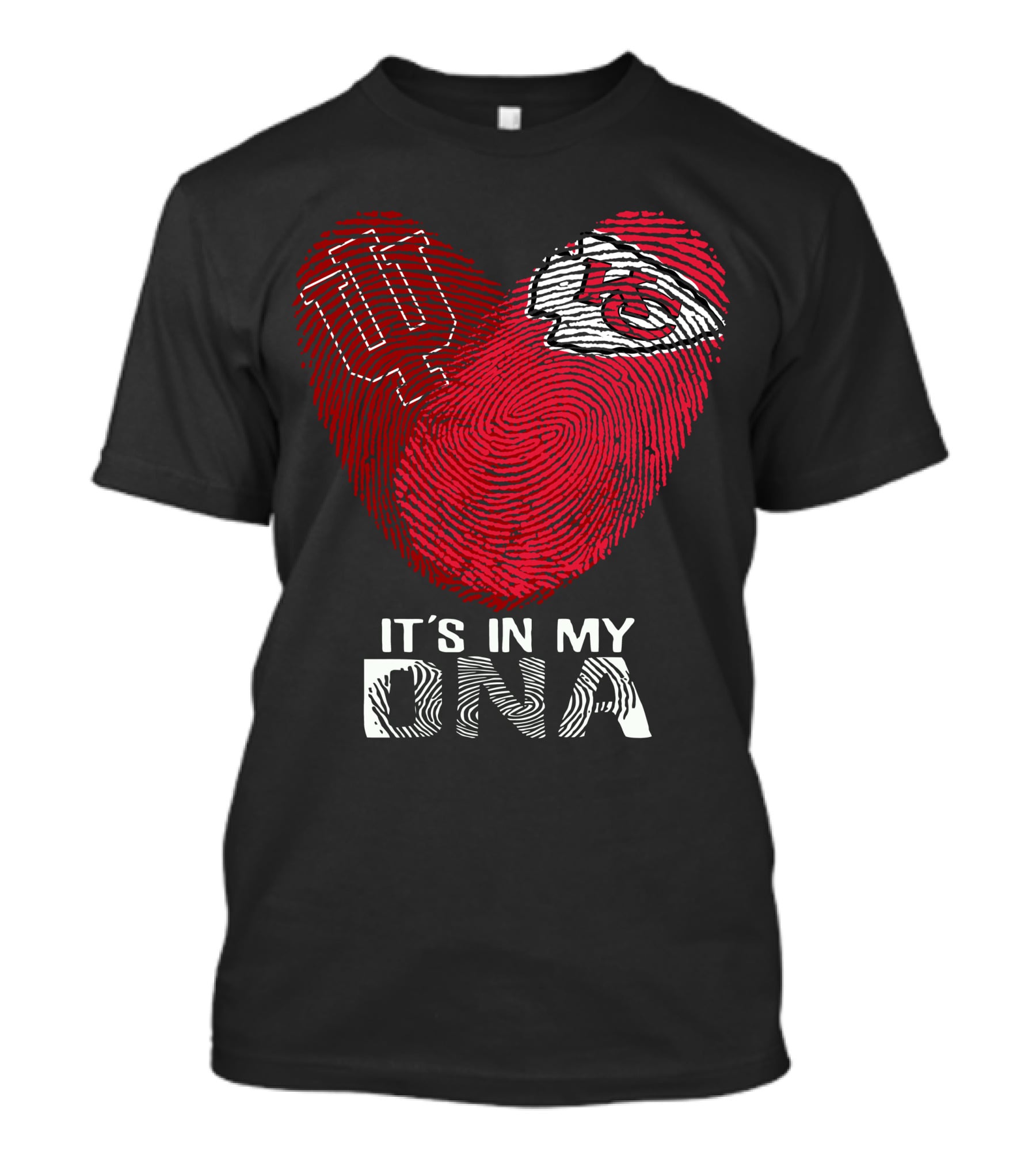 Indiana Hoosiers Kansas City Chiefs Heart It's In My Dna T-Shirt