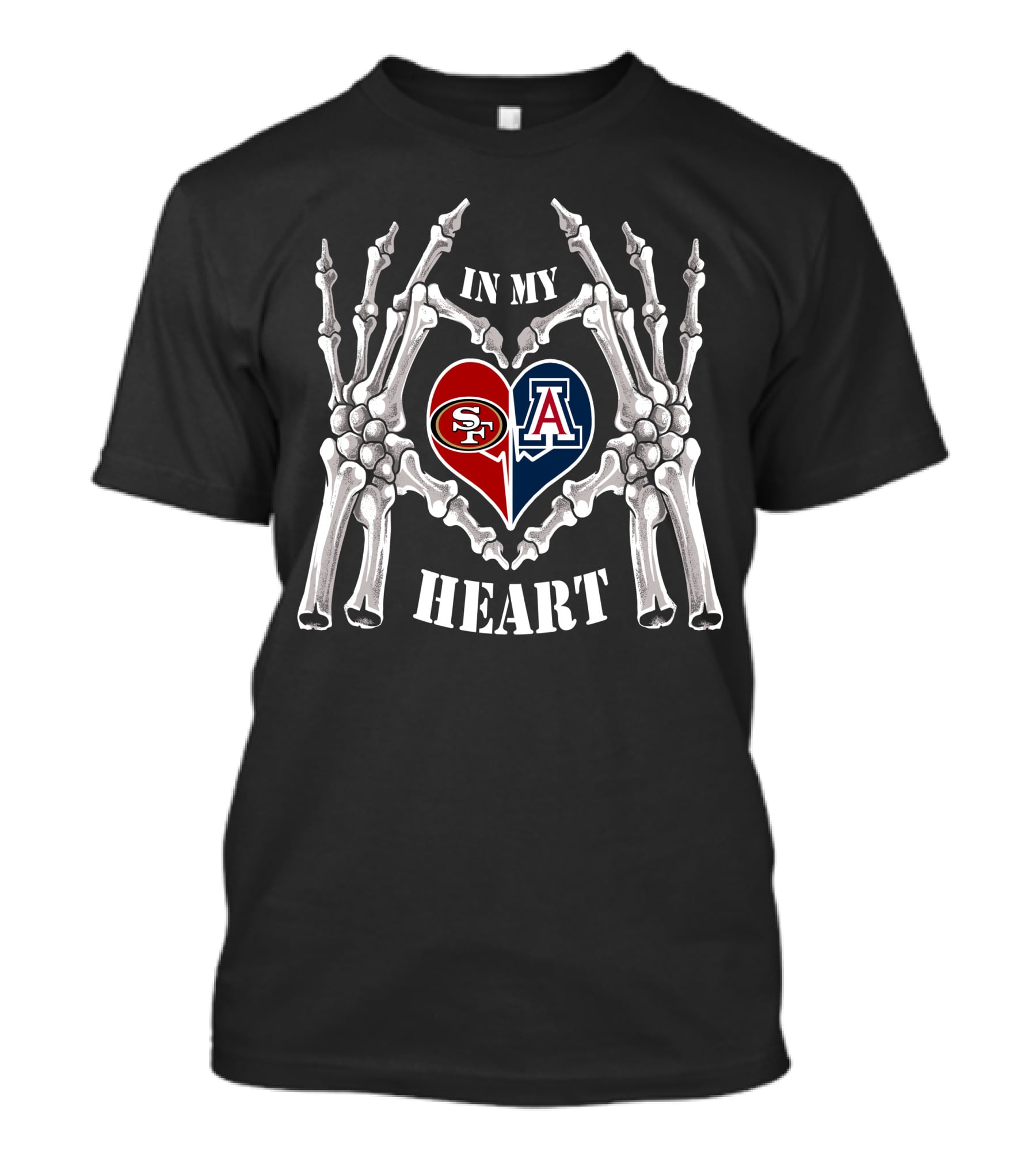 49ers Sf Arizona Wildcats In My Heart T-Shirt