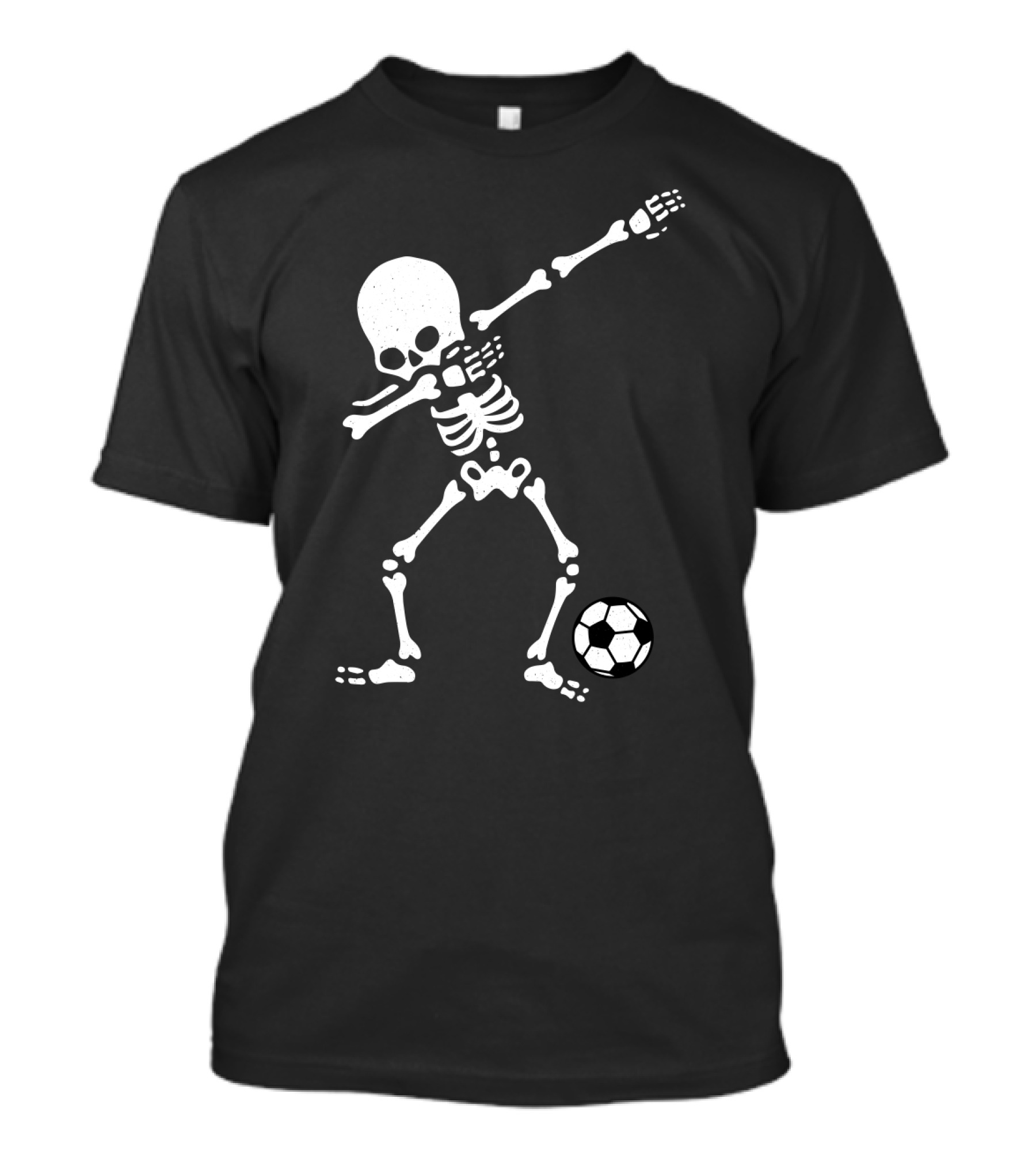 Skeleton Dabbing With Soccer Ball Pose T-Shirt