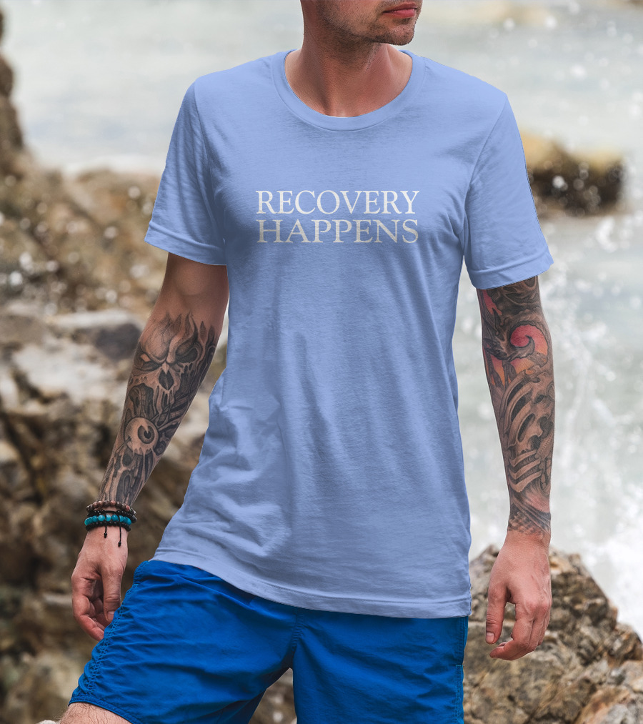 Kalamazoo Wellness Recovery Happens Kevin McLaughlin T-Shirt