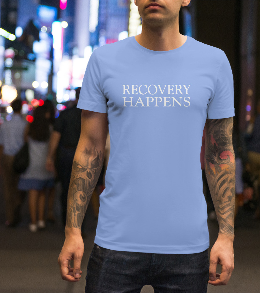 Kalamazoo Wellness Recovery Happens Kevin McLaughlin T-Shirt
