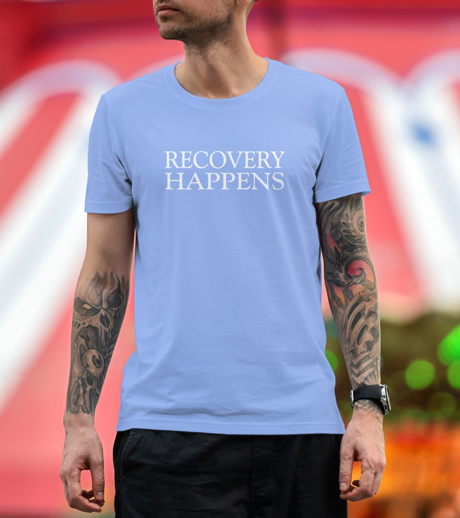 Kalamazoo Wellness Recovery Happens Kevin McLaughlin T-Shirt