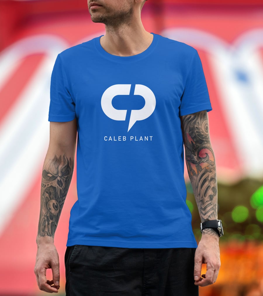 Sweet Hands Film Caleb Plant CP Logo Blue T-Shirt