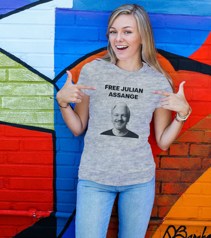 Free Julian Assange WikiLeaks Shop T-Shirt