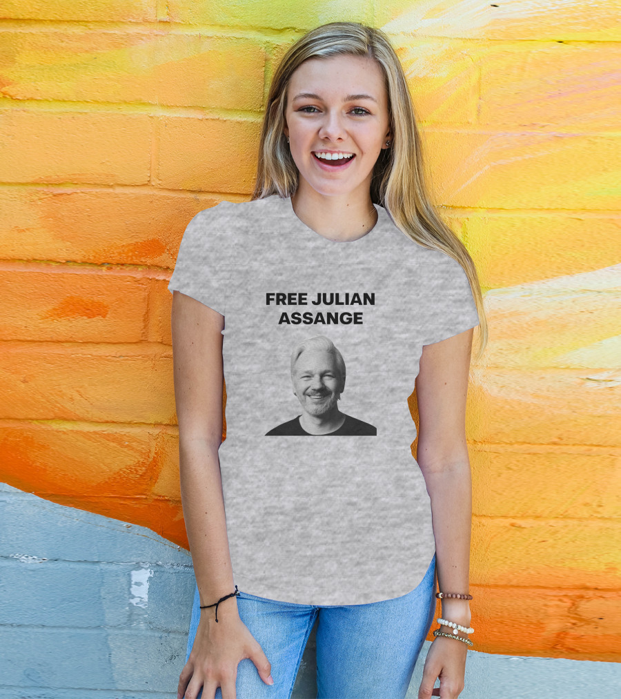 Free Julian Assange WikiLeaks Shop T-Shirt