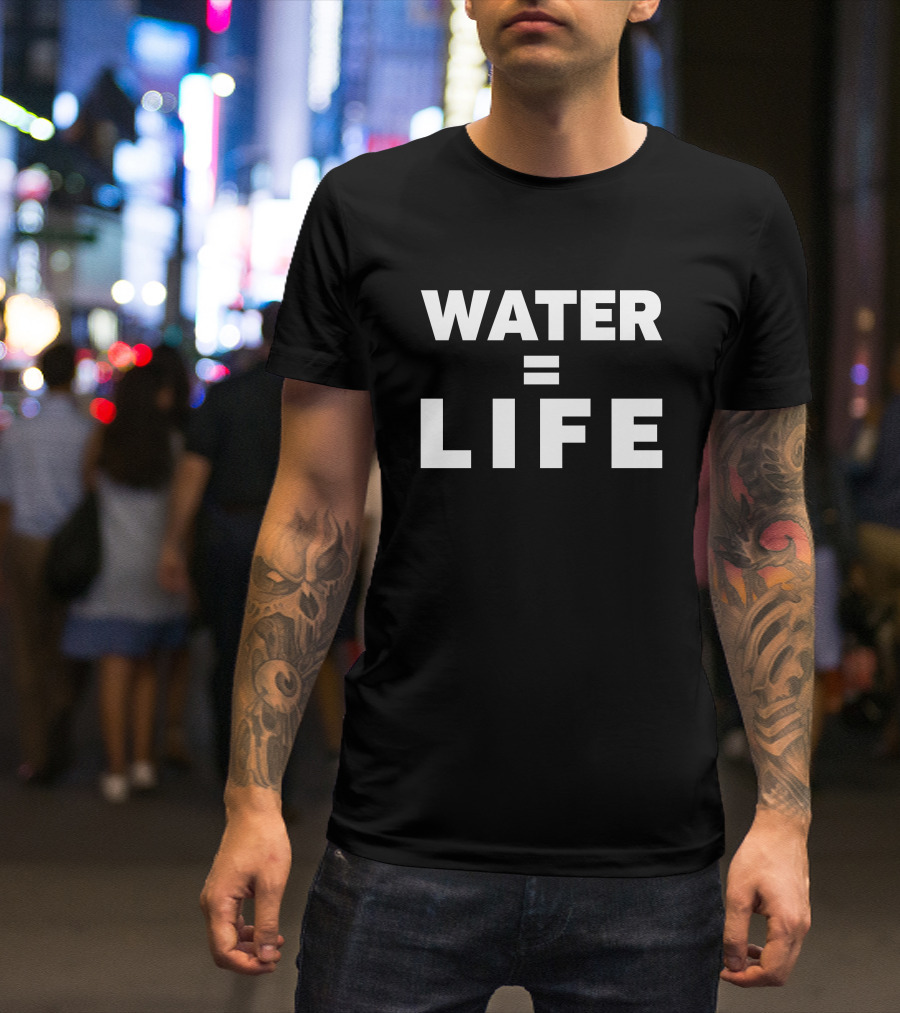 Water = Life Sebastian Vettel FormulaLina T-Shirt