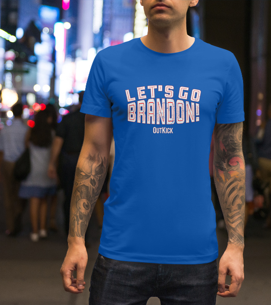 Outkick Let's Go Brandon Lay Travis T-Shirt