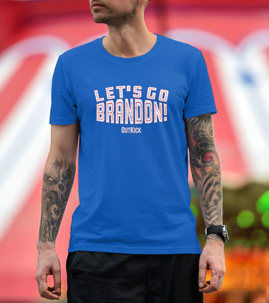 Outkick Let's Go Brandon Lay Travis T-Shirt