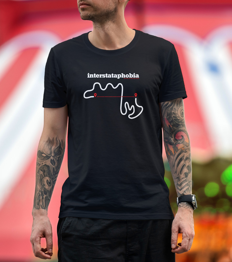 Interstataphobia Life East Off Boring Roads Blipshift Autoblog Collab T-Shirt